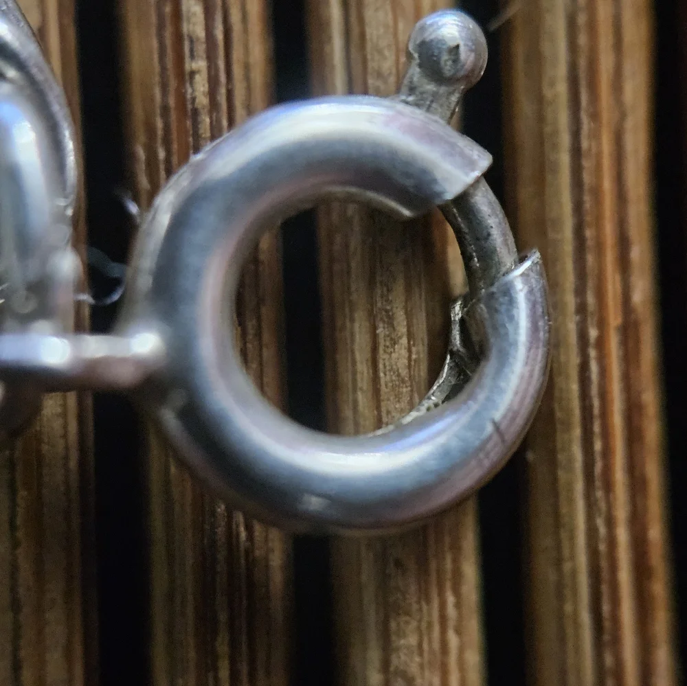 Sterling Silver Chain Necklace (Vintage) - Picture 6 of 10